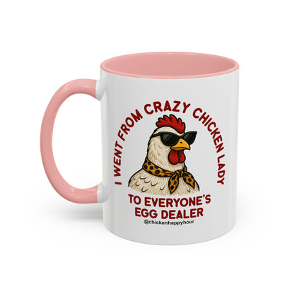 Went From Crazy Chicken Lady Coffee Mug