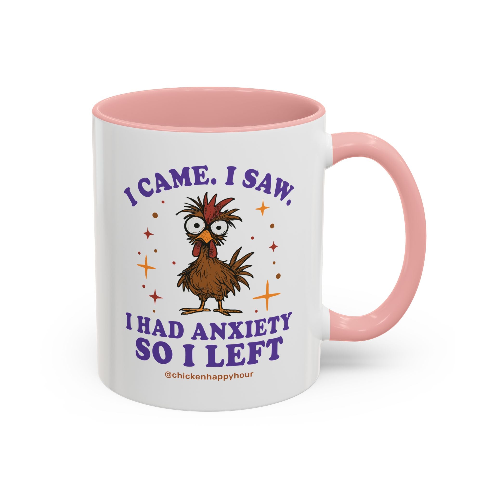 I Came I Saw I Had Anxiety I Left Coffee Mug