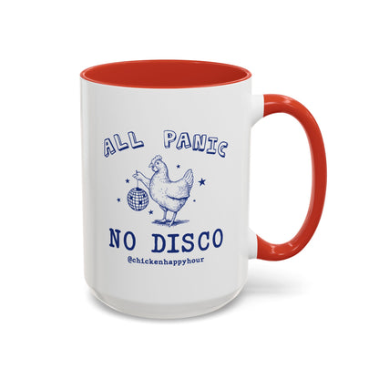 All Panic No Disco Coffee Mug