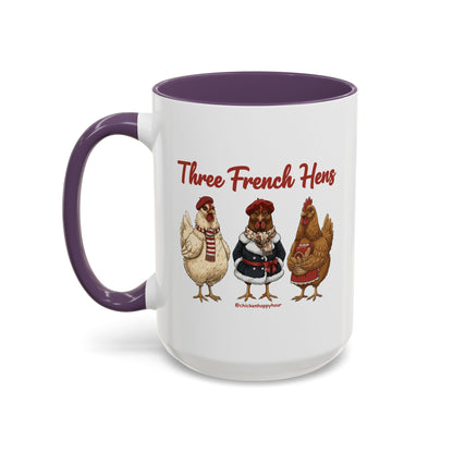 Three French Hens Coffee Mug