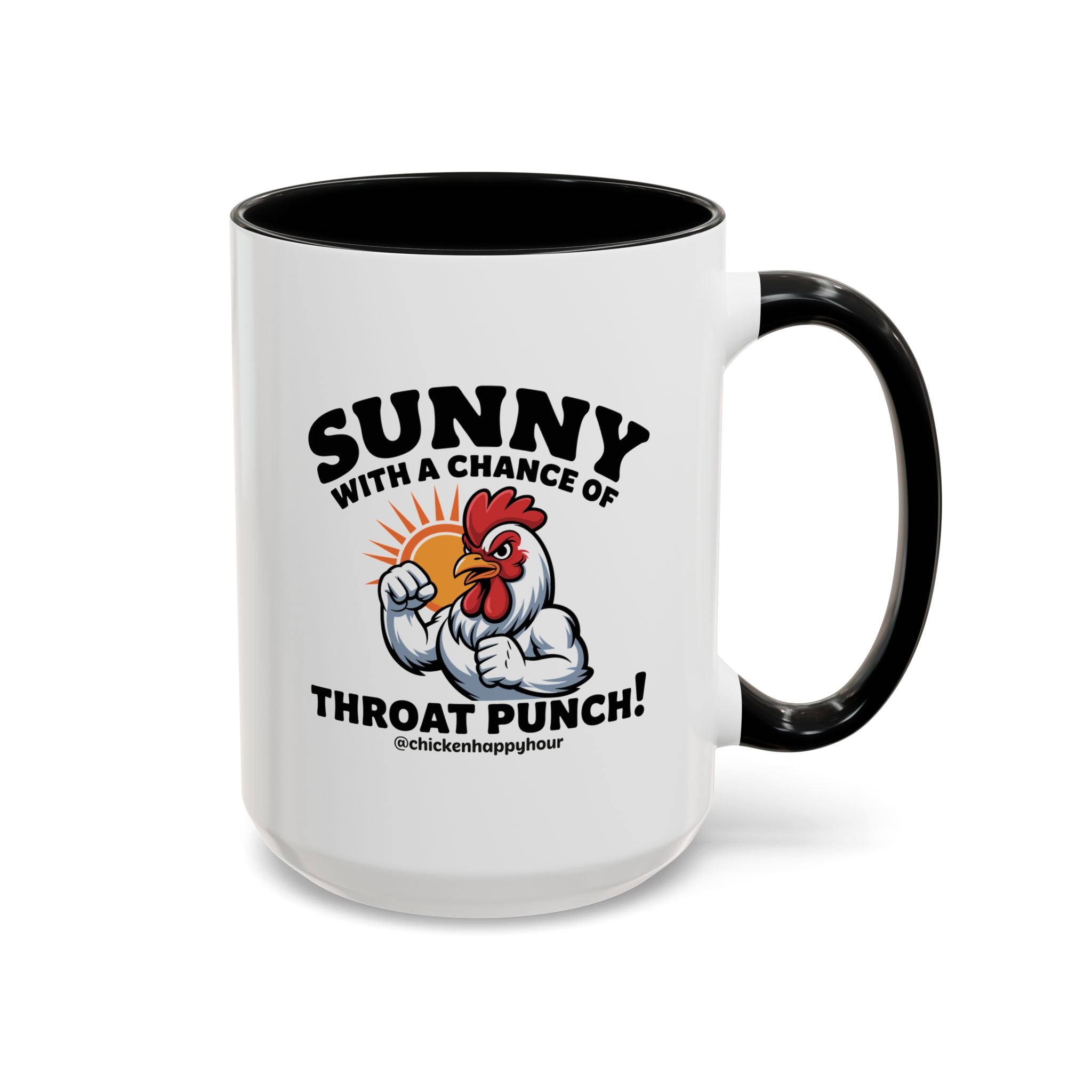 Sunny with a Chance of Throat Punch Coffee Mug
