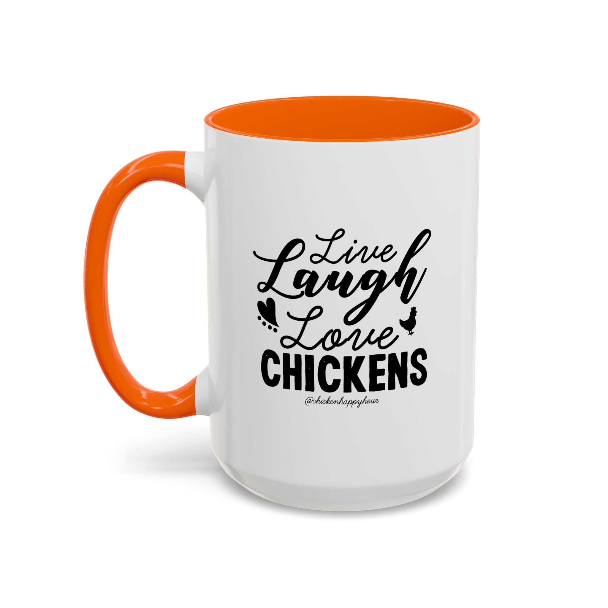 Live Laugh Love Chickens Coffee Mug