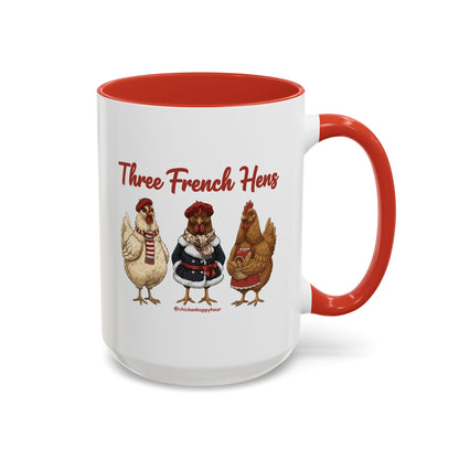 Three French Hens Coffee Mug