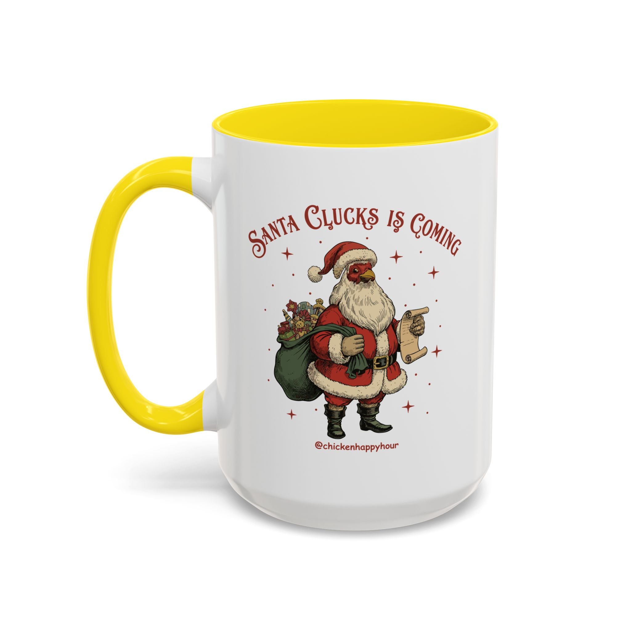 Santa Clucks Is Coming Coffee Mug