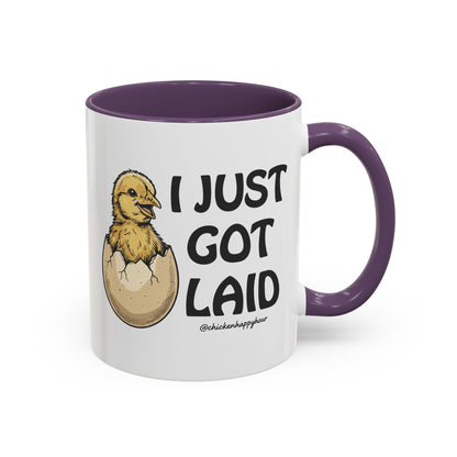 I Just Got Laid Coffee Mug