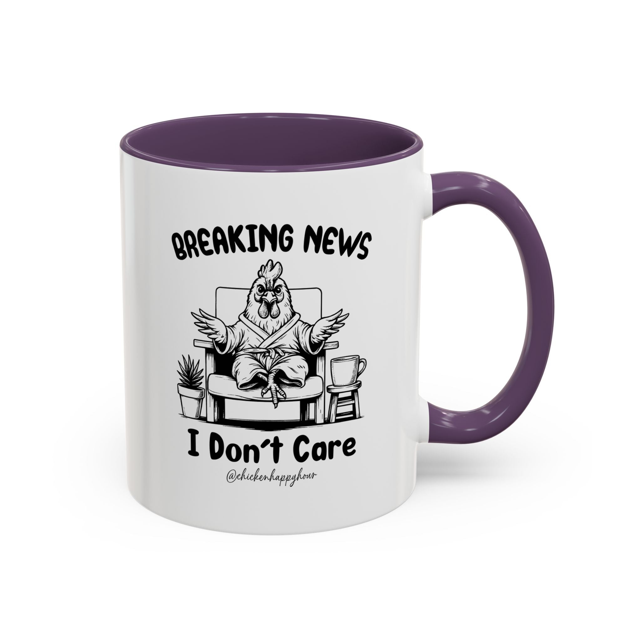 Breaking News I Don't Care Coffee Mug