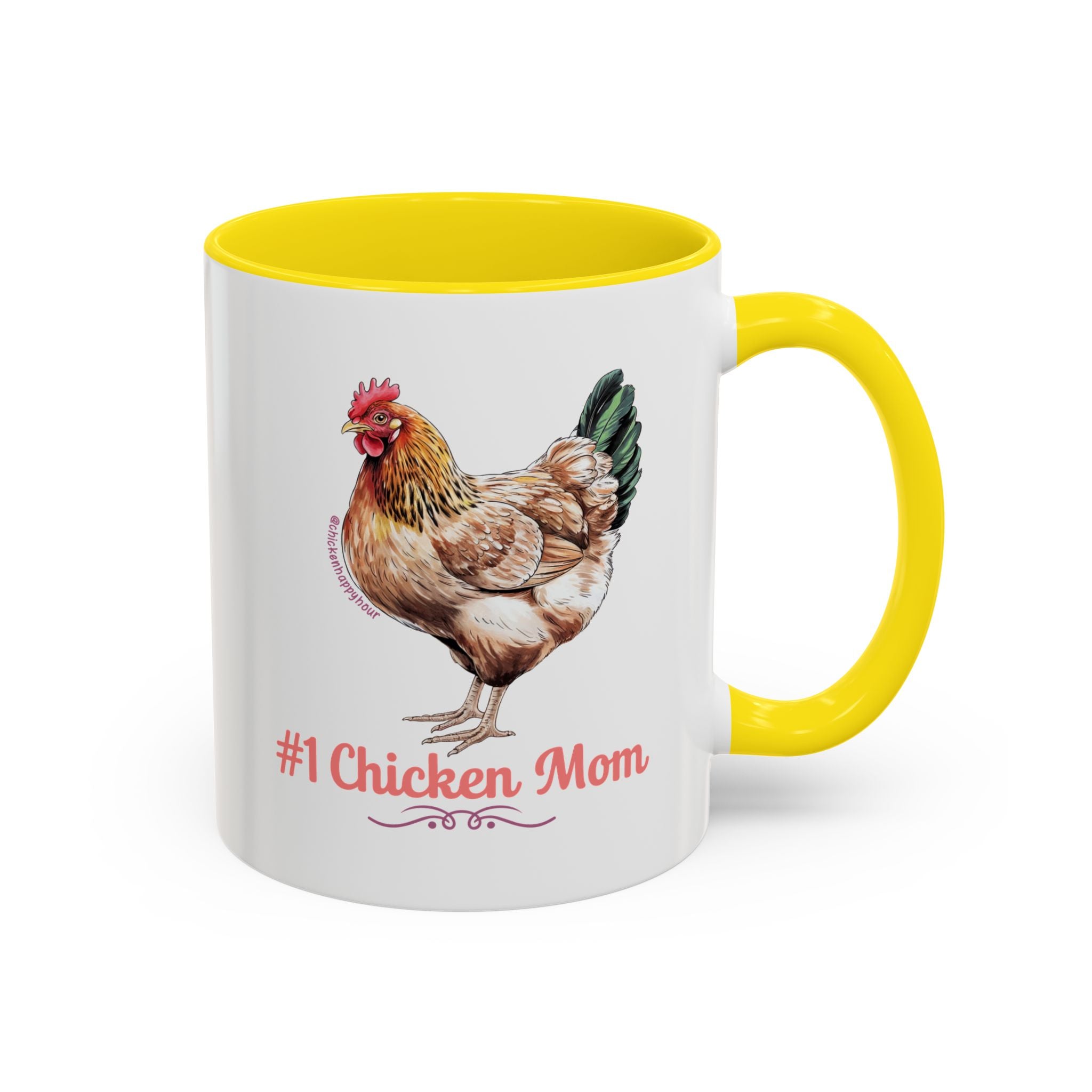#1 Chicken Mom Coffee Mug