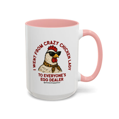 Went From Crazy Chicken Lady Coffee Mug