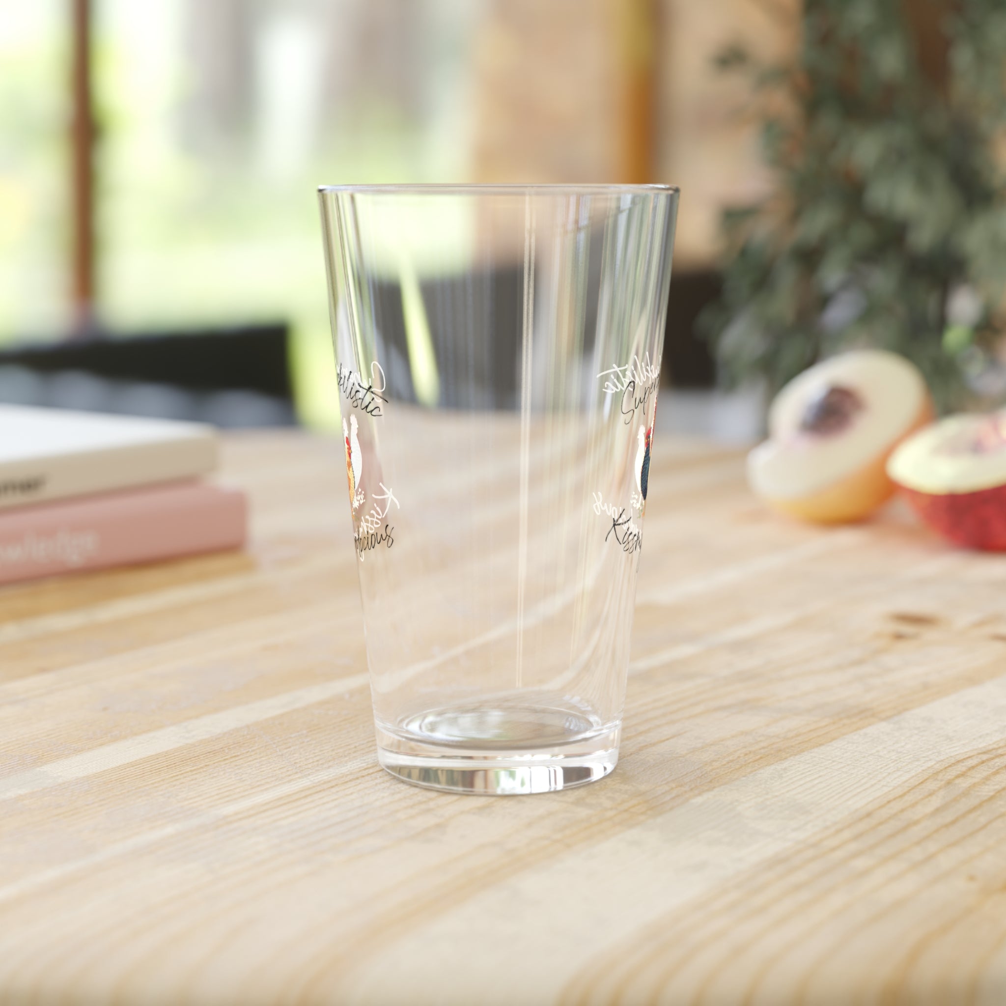 Supercalifuckilistic Kissmyassadocious Pint Glass