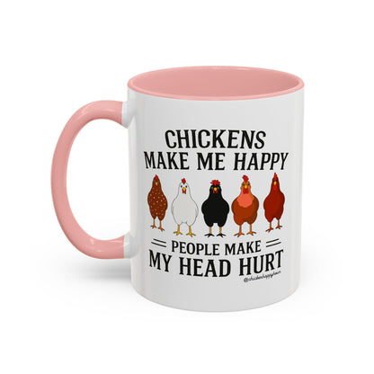 Chickens Make ME Happy Coffee Mug