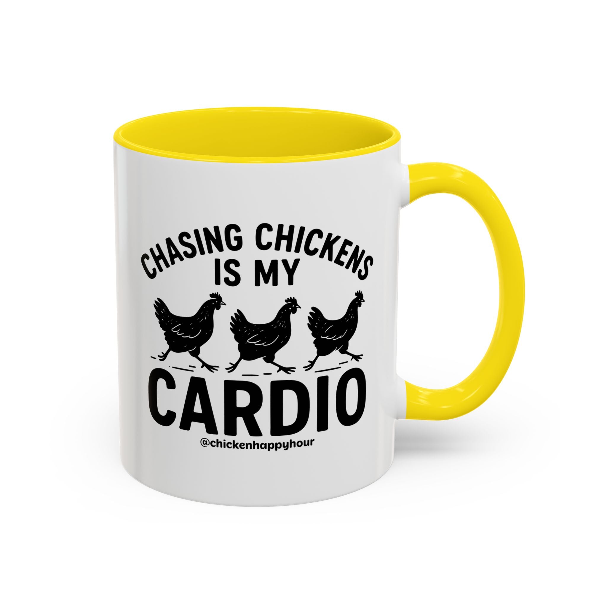 Chasing Chickens is my Cardio Coffee Mug