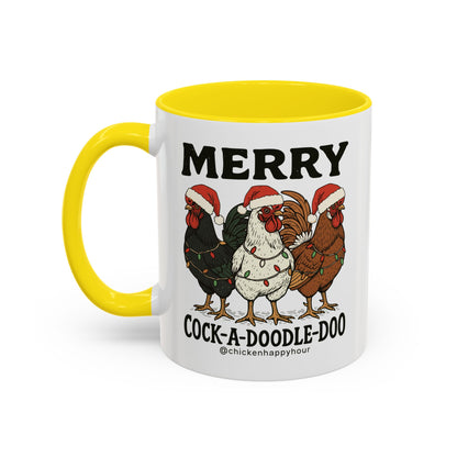 Merry Cock  a Doodle Doo Coffee Mug