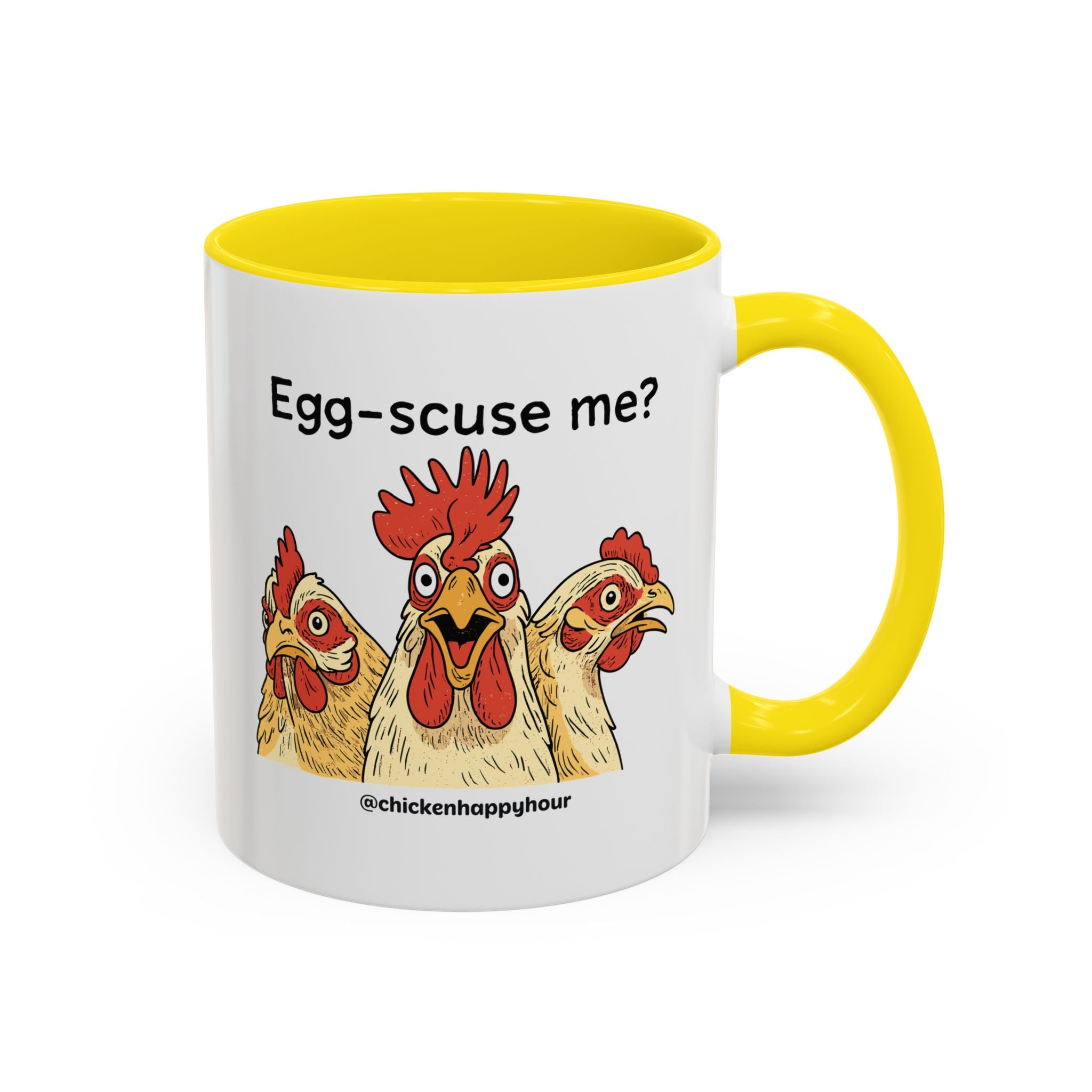 Egg-Scuse Me Coffee Mug