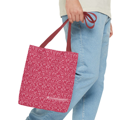 Chickens Pattern Tote Bag