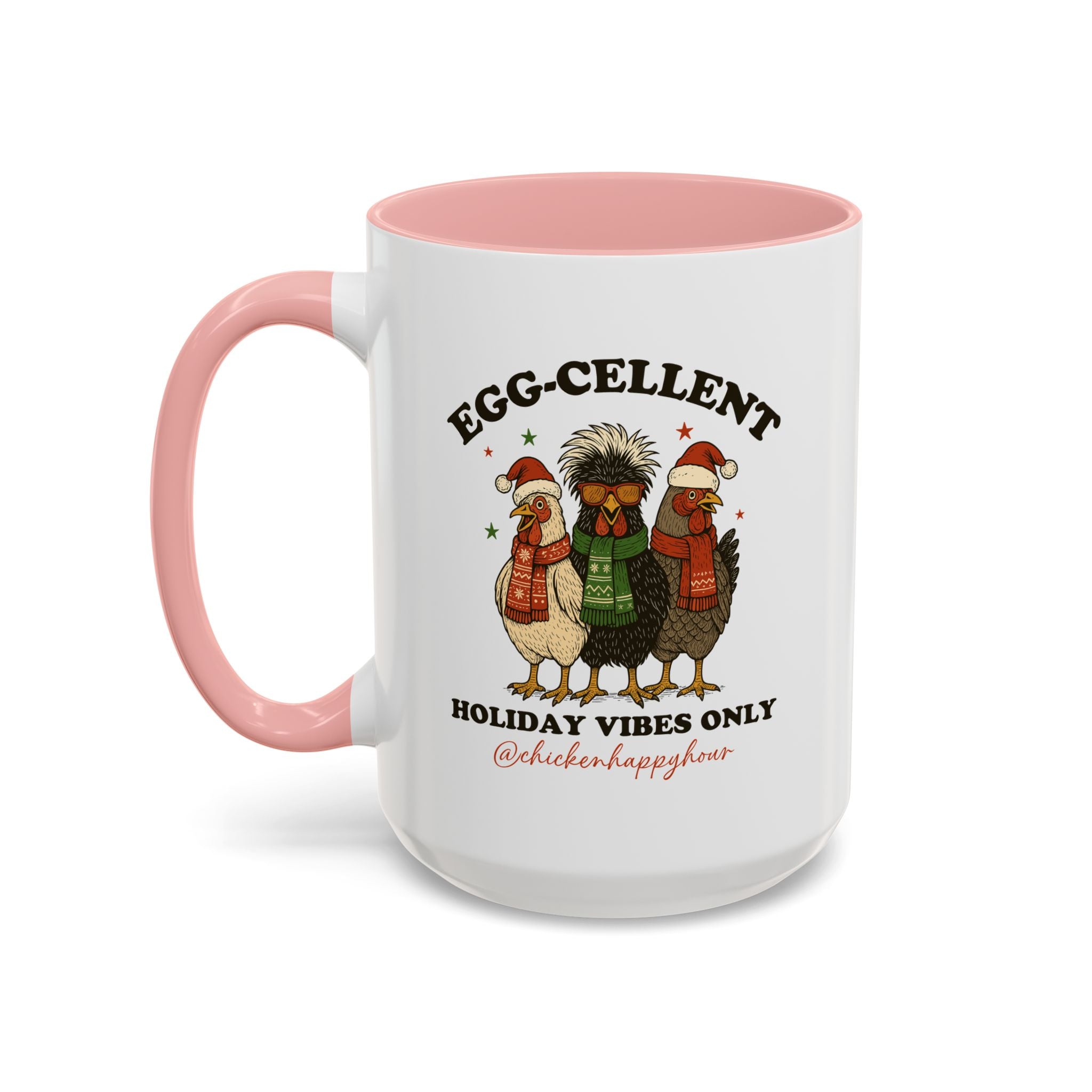 Egg-Cellent Holiday Vibes Only Coffee Mug