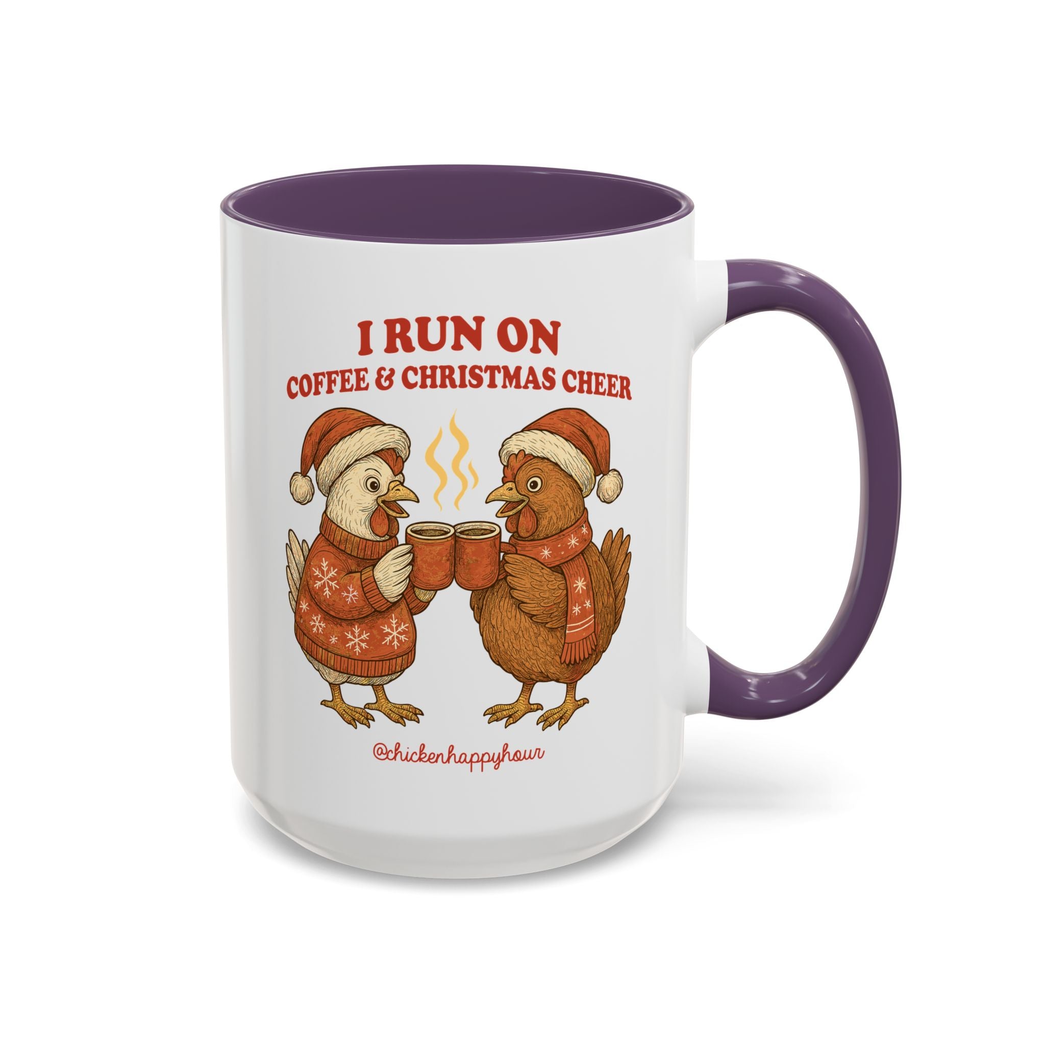 I Run on Coffee & Christmas Cheer Coffee Mug