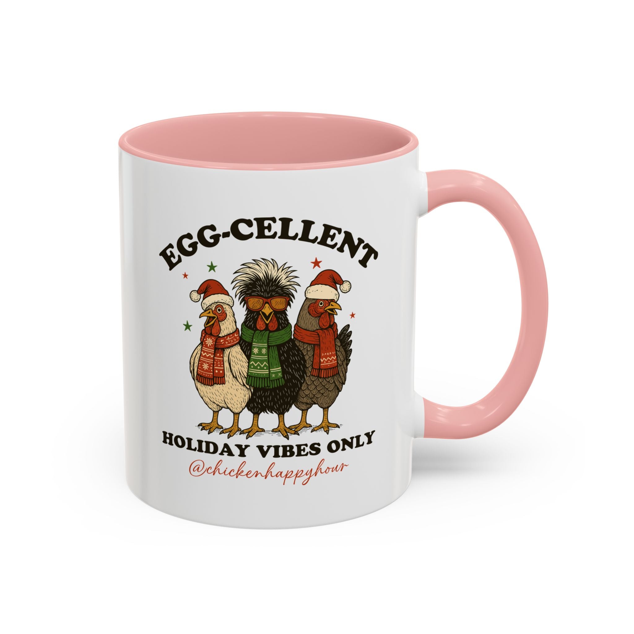 Egg-Cellent Holiday Vibes Only Coffee Mug