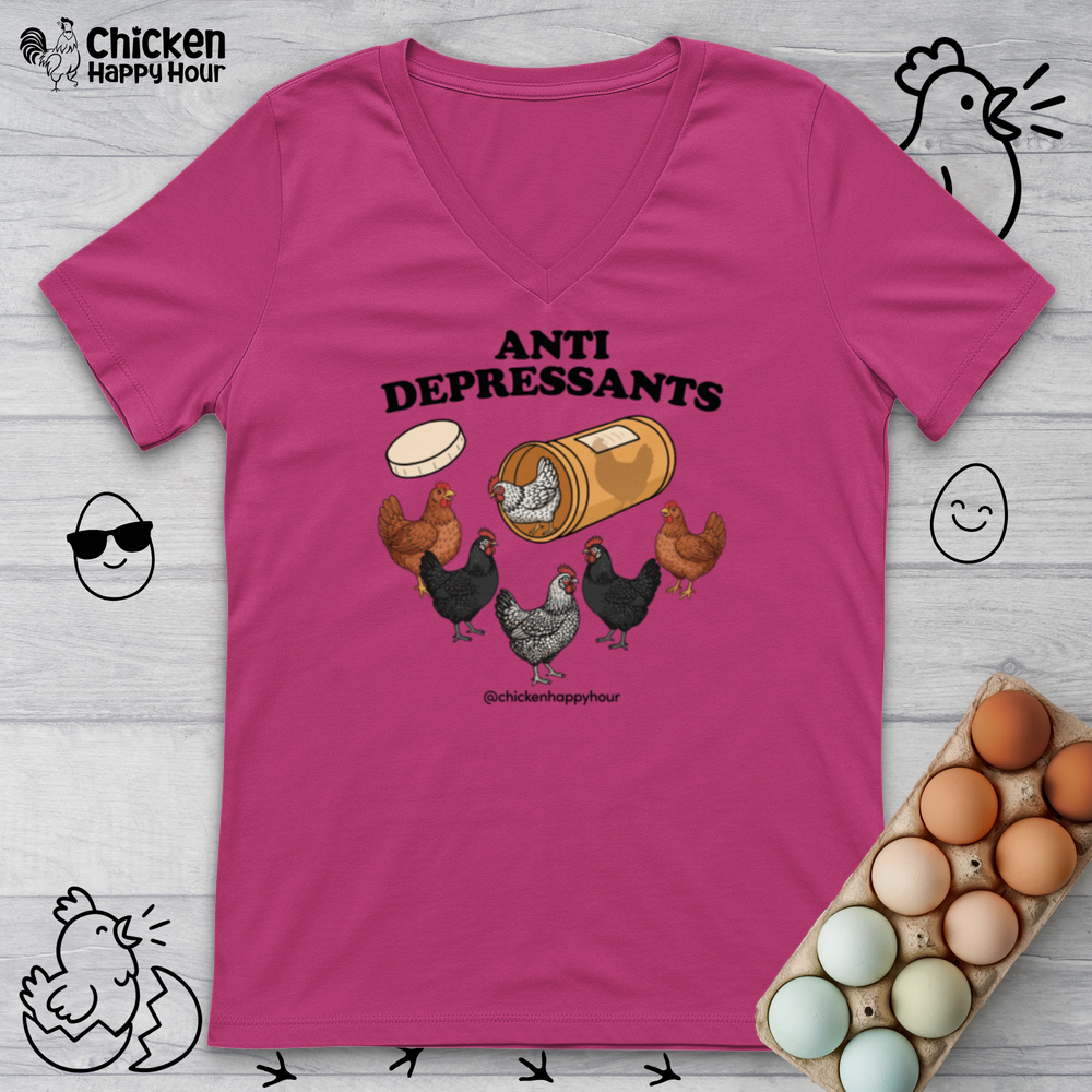 Anti Depressants V-Neck Tee