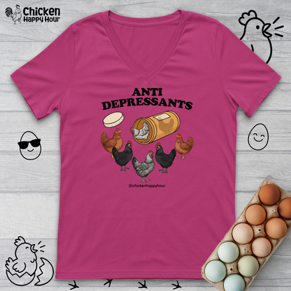 Anti Depressants V-Neck Tee