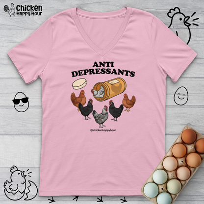 Anti Depressants V-Neck Tee