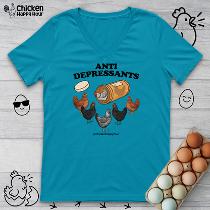 Anti Depressants V-Neck Tee
