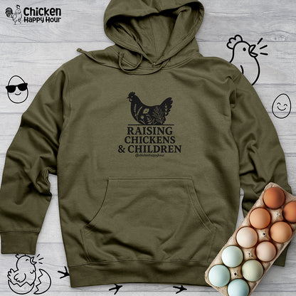 Raising Chickens & Children Hooded Sweatshirt
