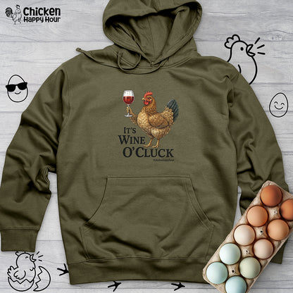 It’s Wine O’ Cluck Hooded Sweatshirt