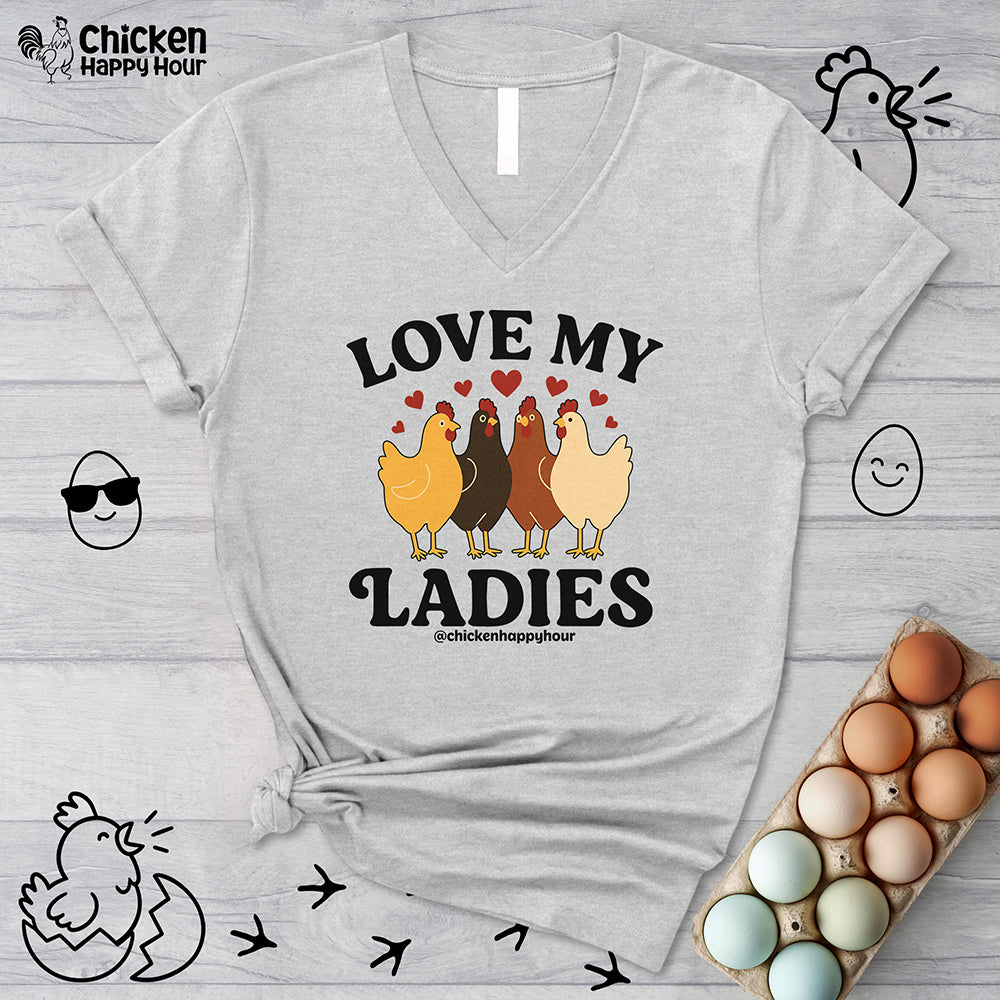 Love My Ladies 2 V-Neck Tee