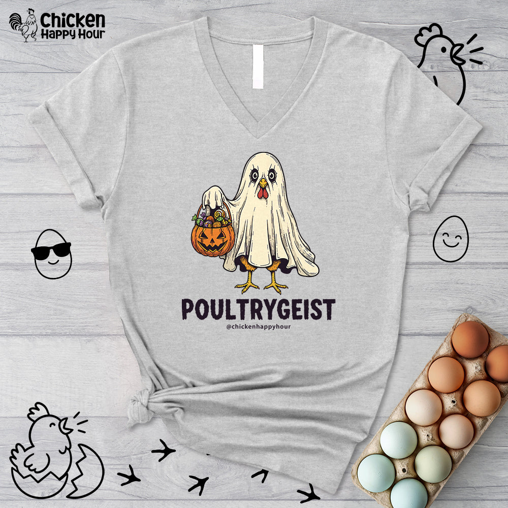 Poultrygeist V-Neck Tee