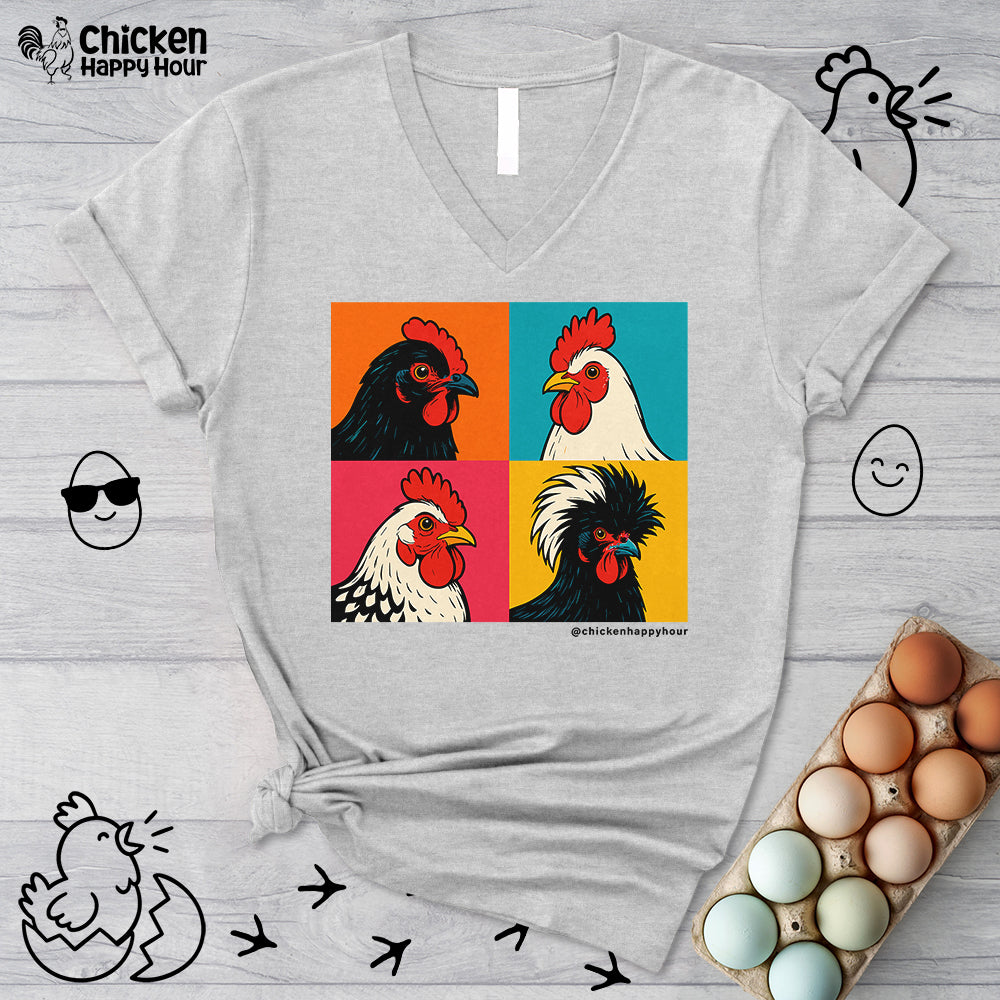 Hen Party V-Neck Tee