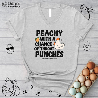 Peachy V-Neck Tee