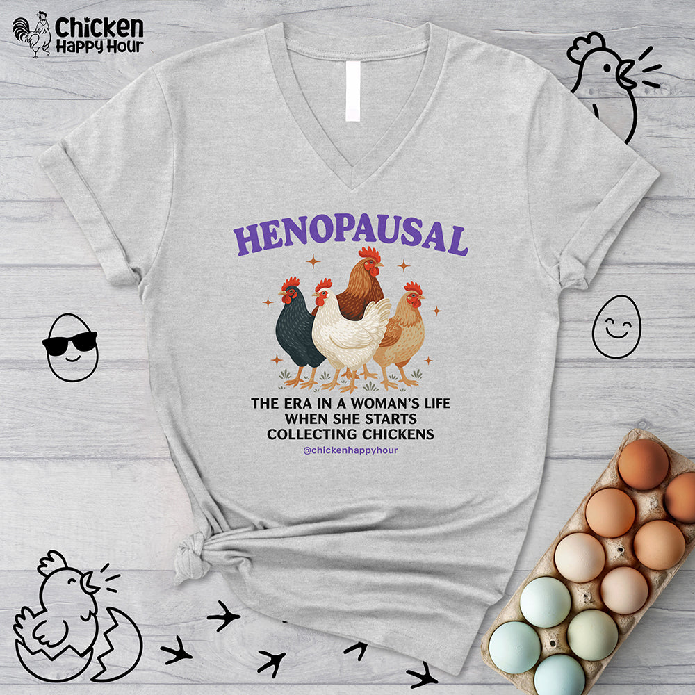 Henopausal V-Neck Tee