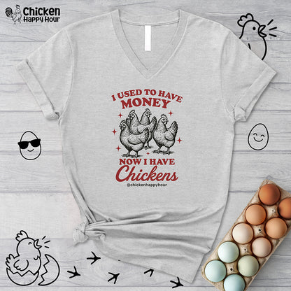 I Used to Have Money V-Neck Tee
