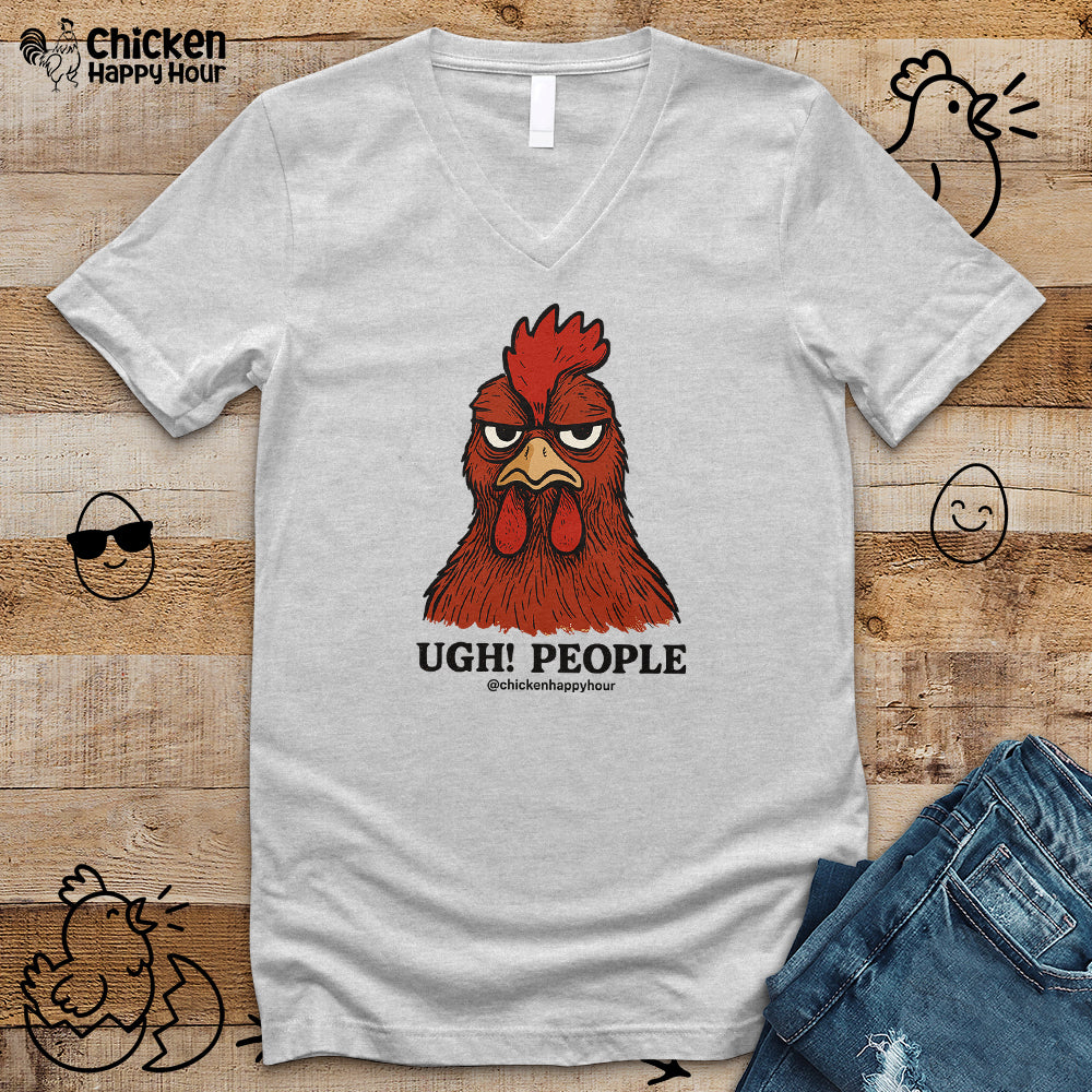Ugh! People V-Neck Tee