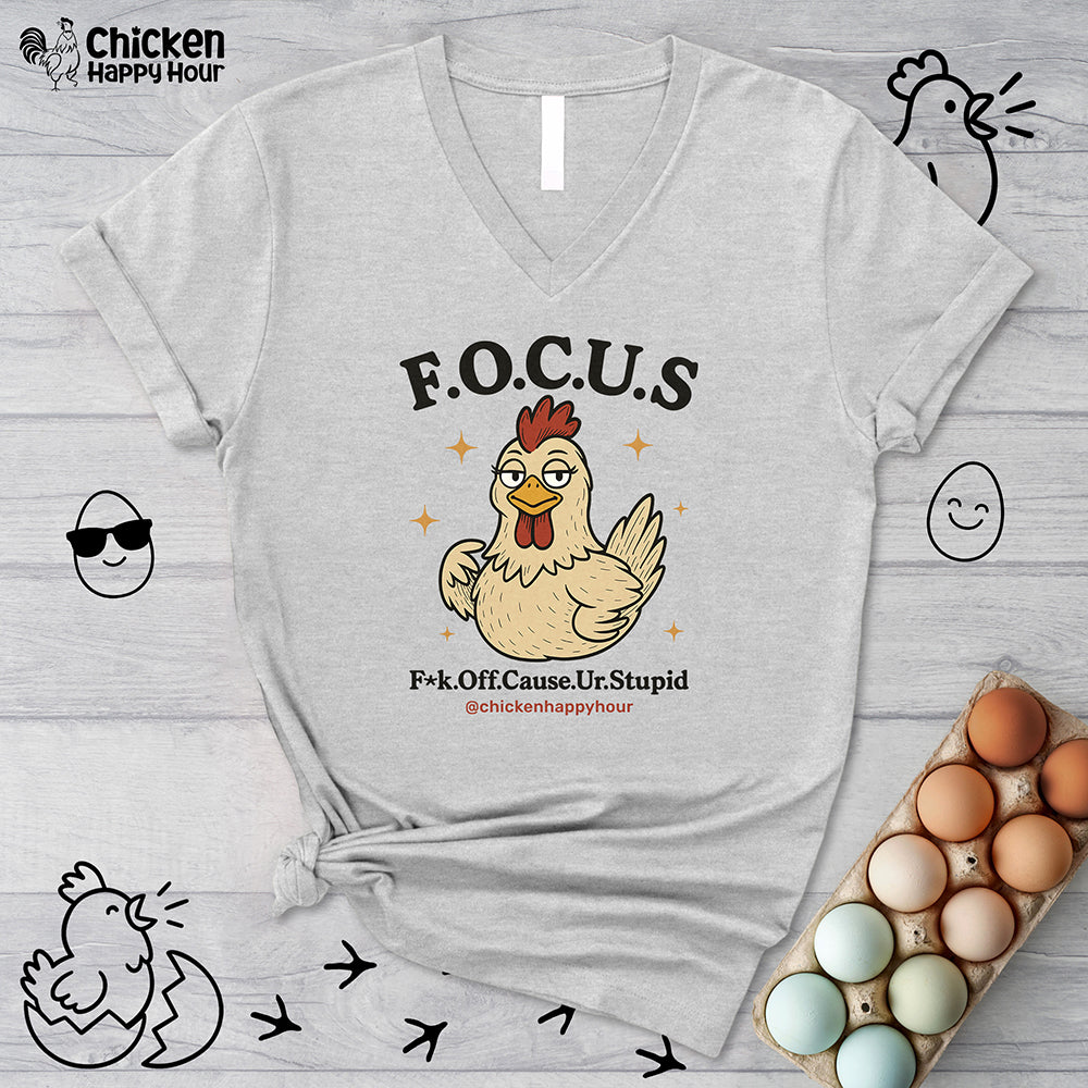 FOCUS V-Neck Tee