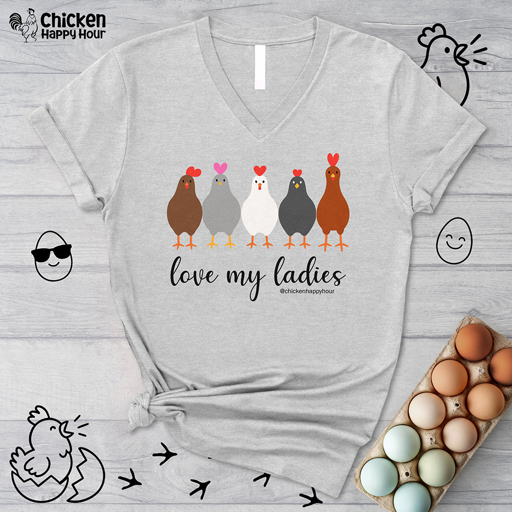 Love My Ladies V-Neck Tee