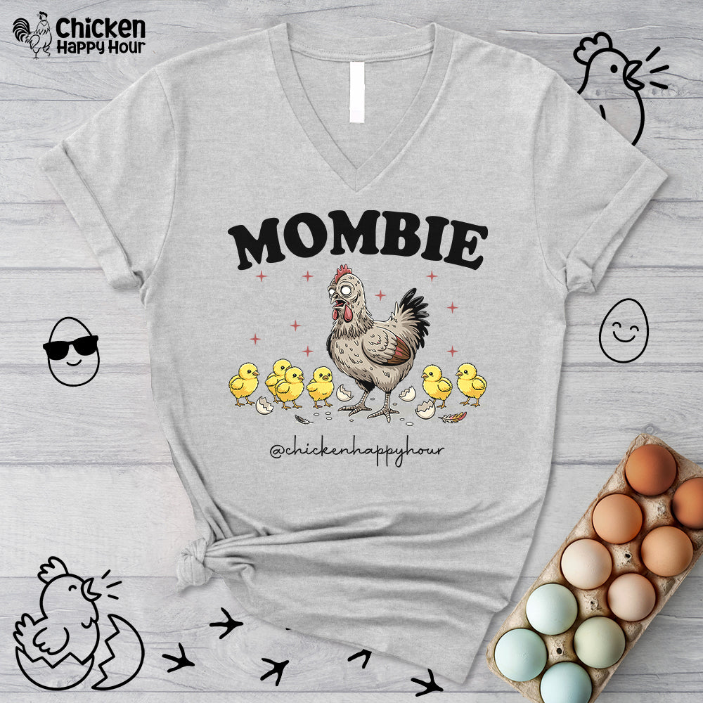 Mombie V-Neck Tee