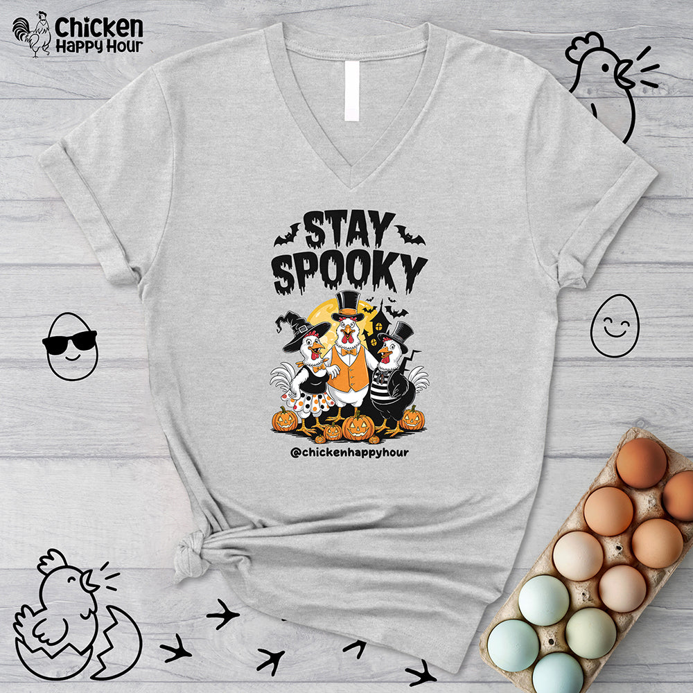 Stay Spooky V-Neck Tee