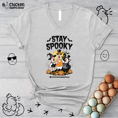 Stay Spooky V-Neck Tee