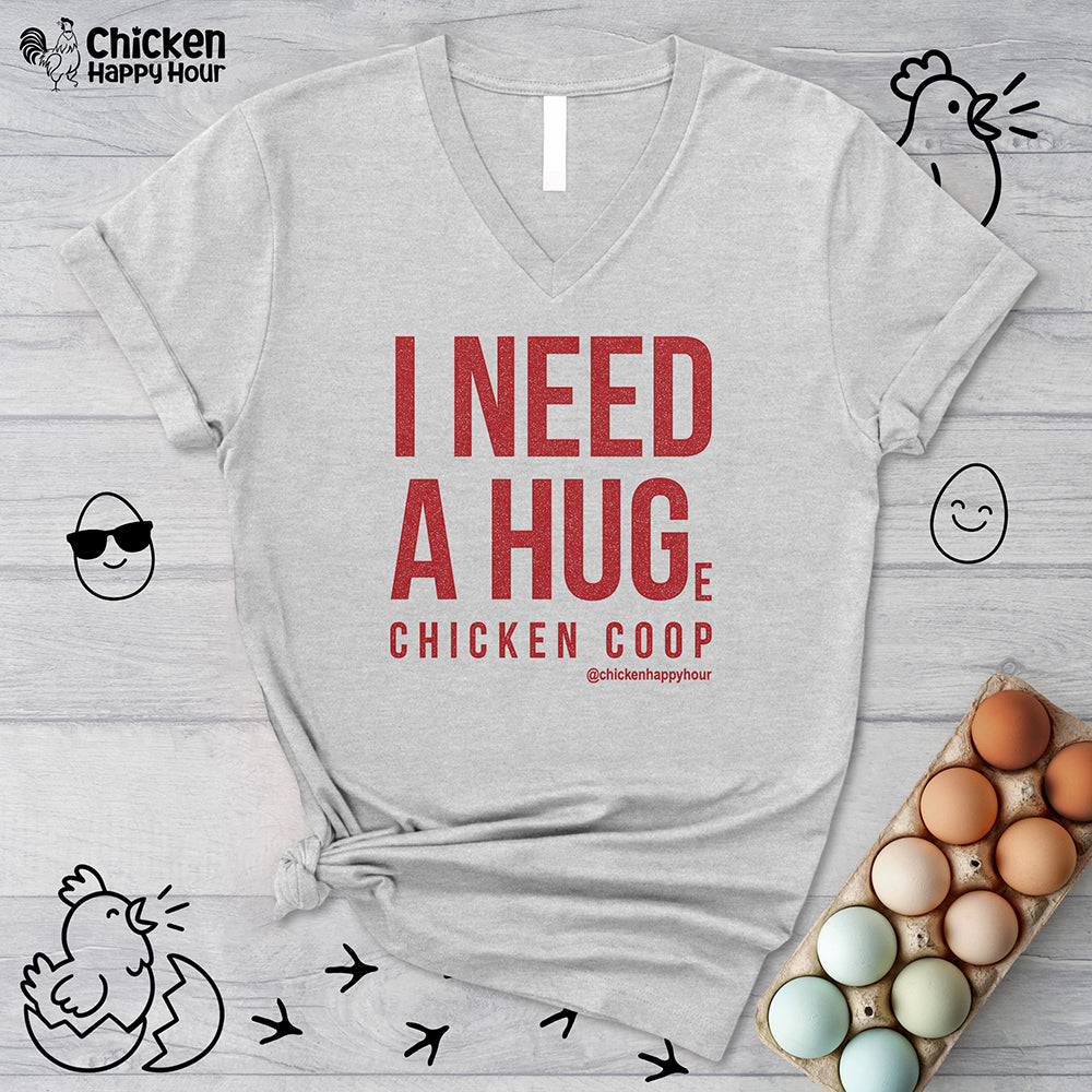 Chicken Coop V-Neck Tee