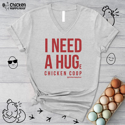 Chicken Coop V-Neck Tee