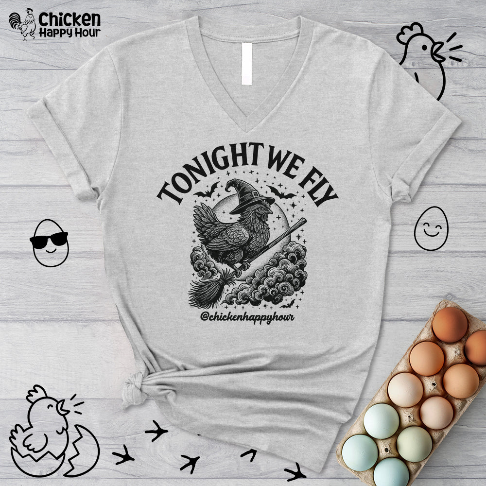 Tonight We Fly 2 V-Neck Tee