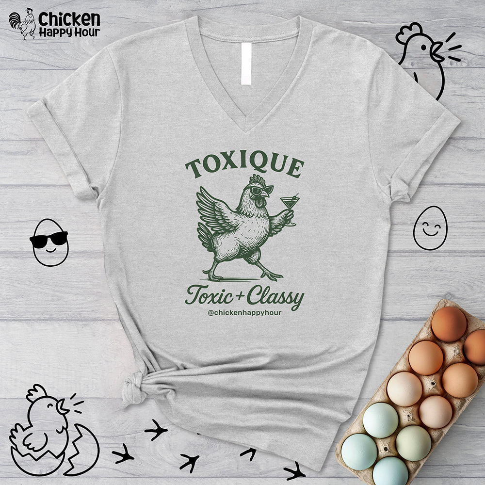 Toxique V-Neck Tee