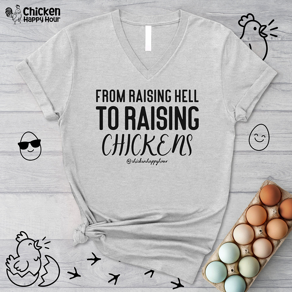 Raising Hell V-Neck Tee