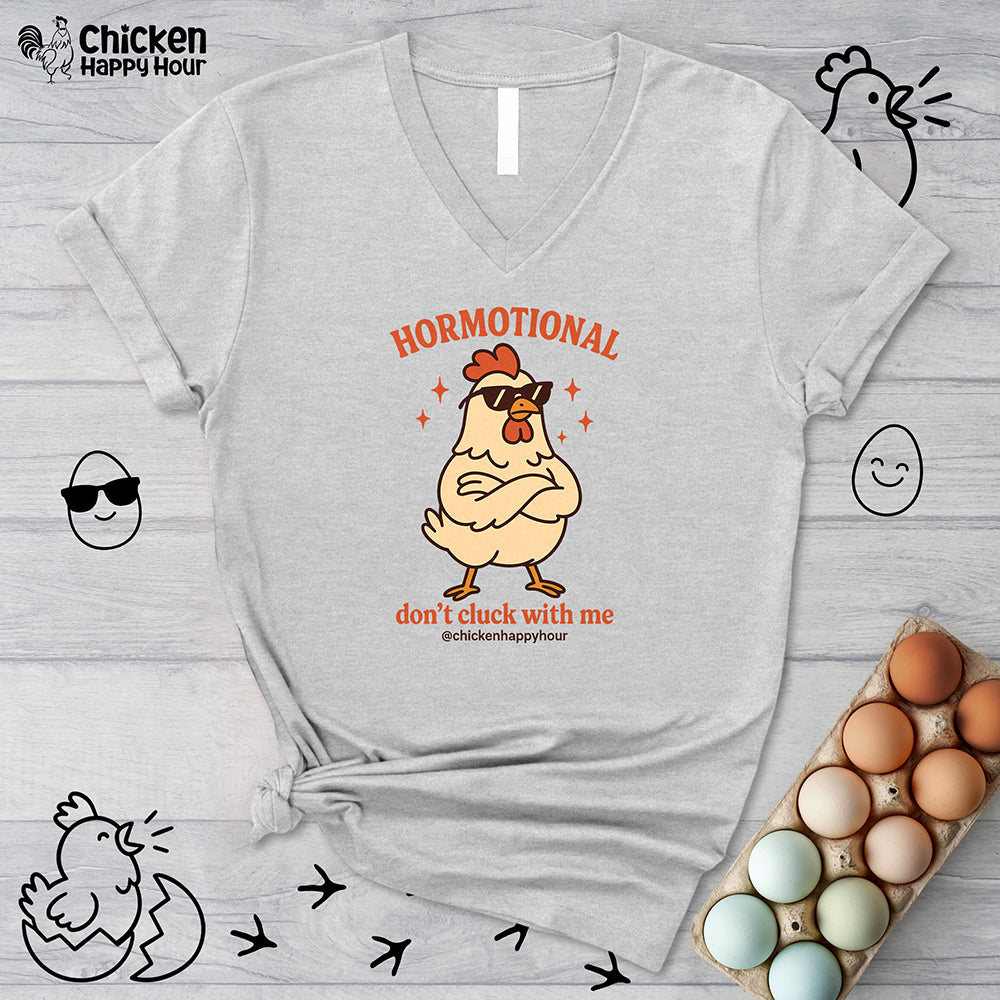 Hormotional V-Neck Tee
