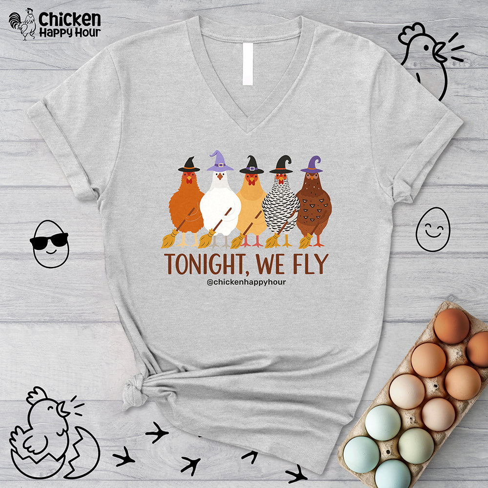 Tonight We Fly V-Neck Tee