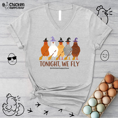 Tonight We Fly V-Neck Tee