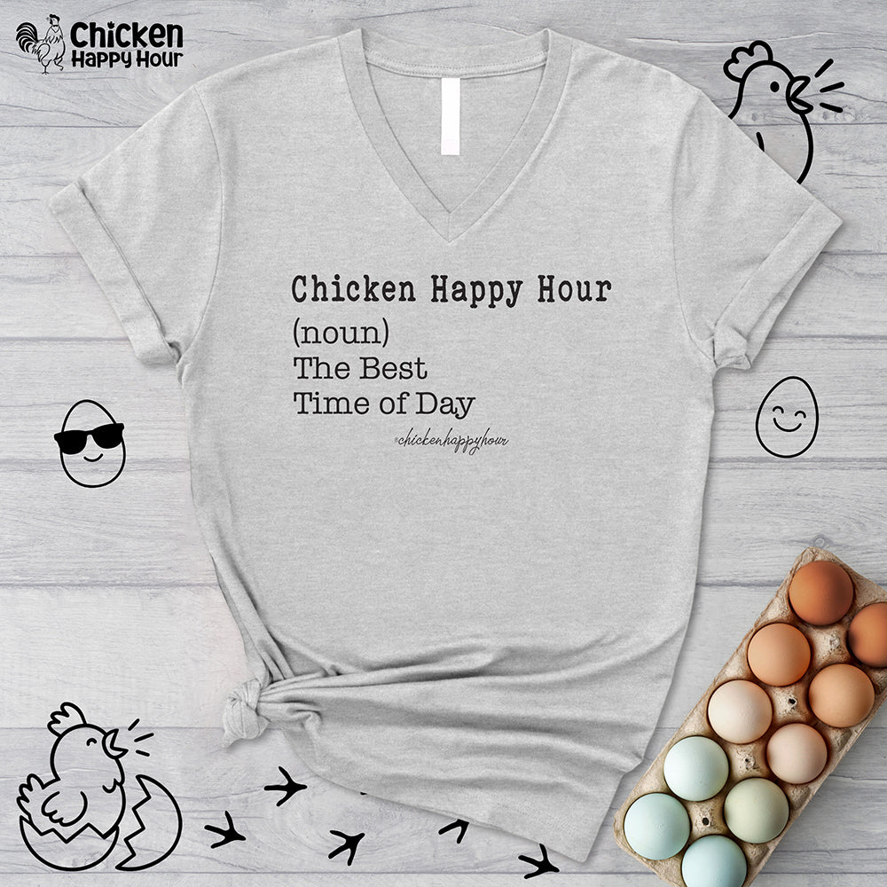 The Best Time of Day V-Neck Tee