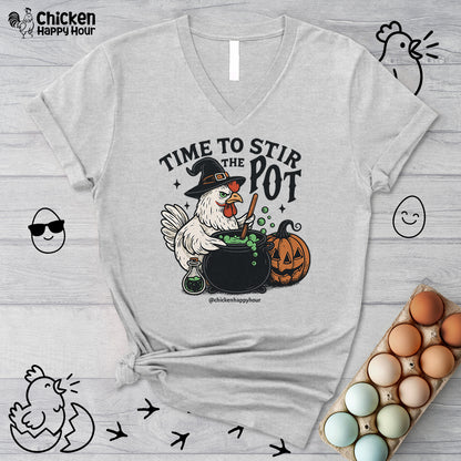 Time to Stir the Pot V-Neck Tee