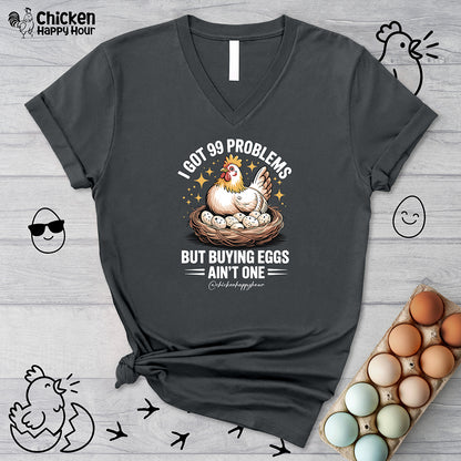 Buying Eggs V-Neck Tee